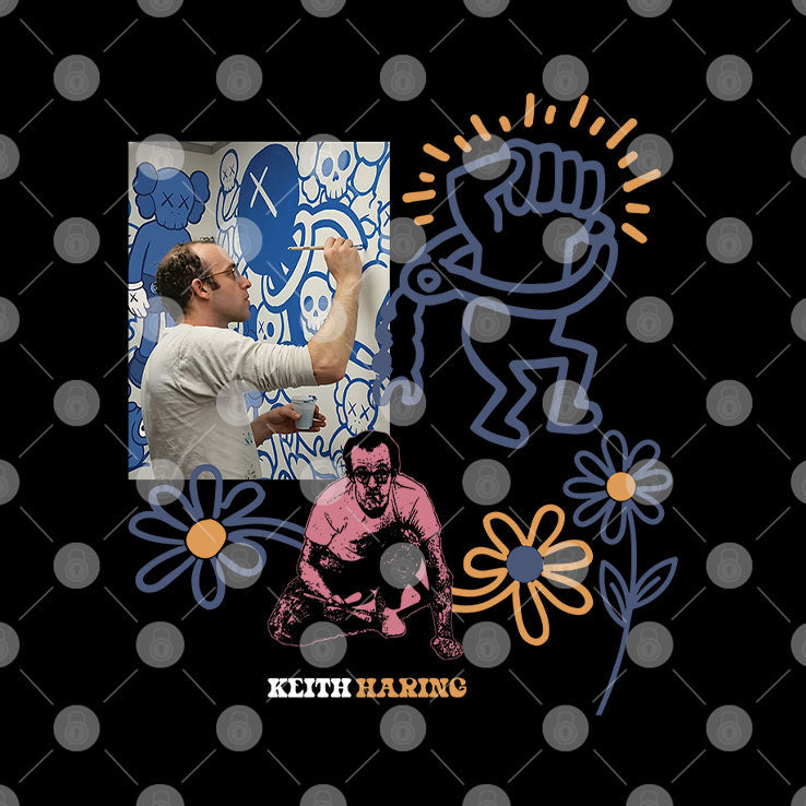 Keith Haring Tribute T Shirt Unisex