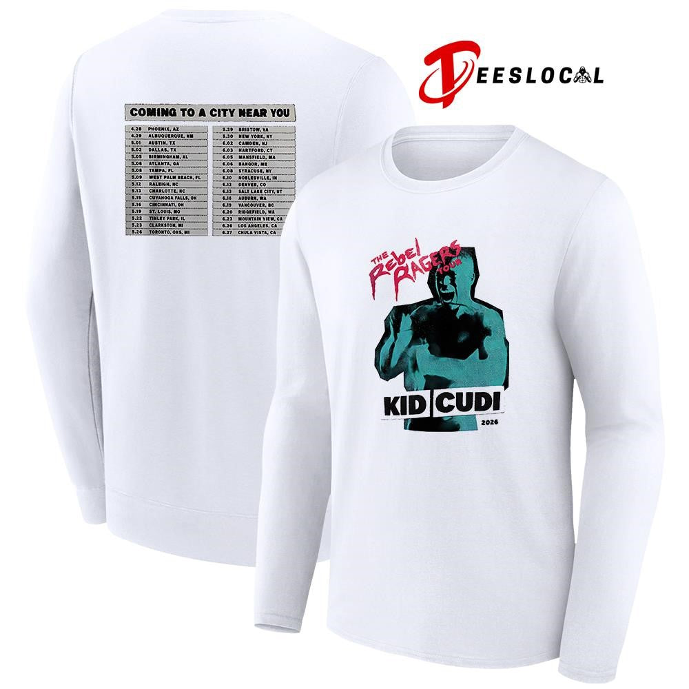Kid Cudi The Rebel Ragers tour North America dates schedule shirt Unisex