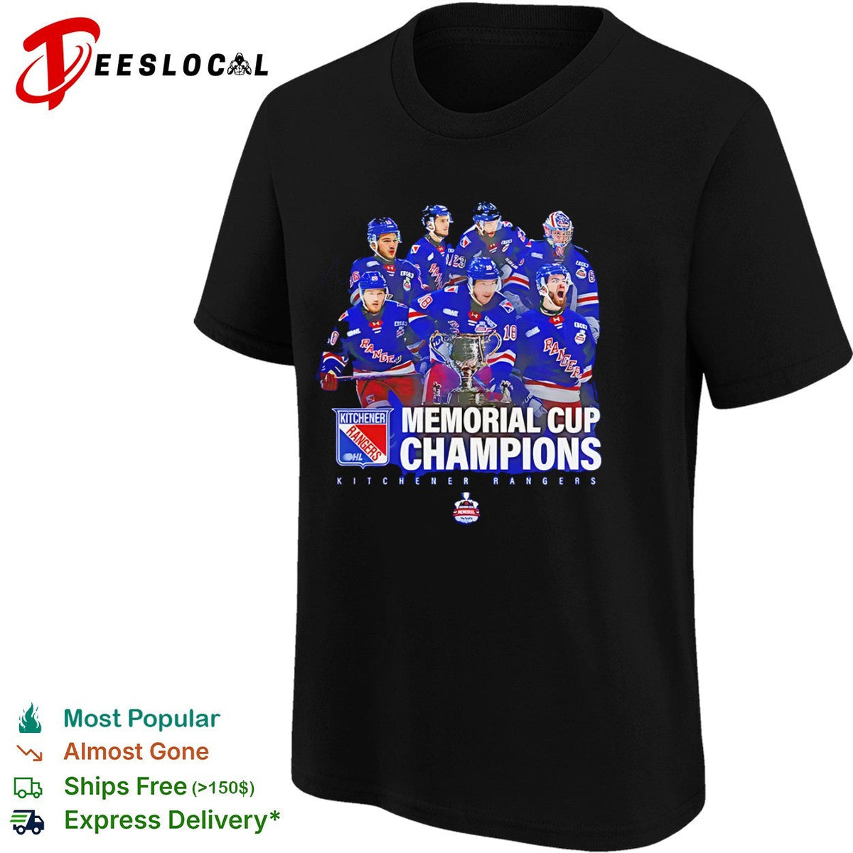 Kitchener Rangers Memorial Cup Champions team players OHL hockey shirt Unisex