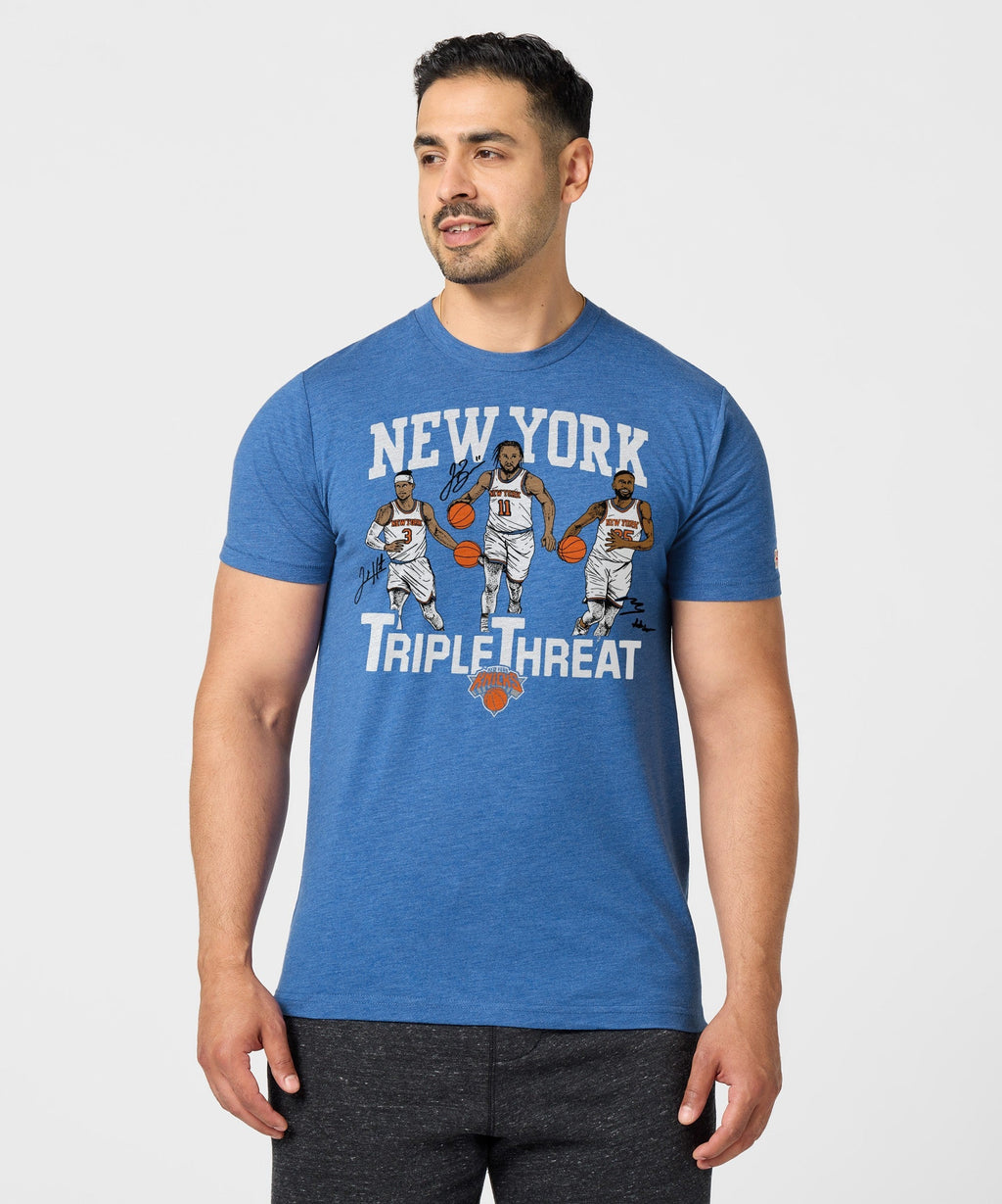 Knicks Triple Threat Hart Brunson Bridges Unisex
