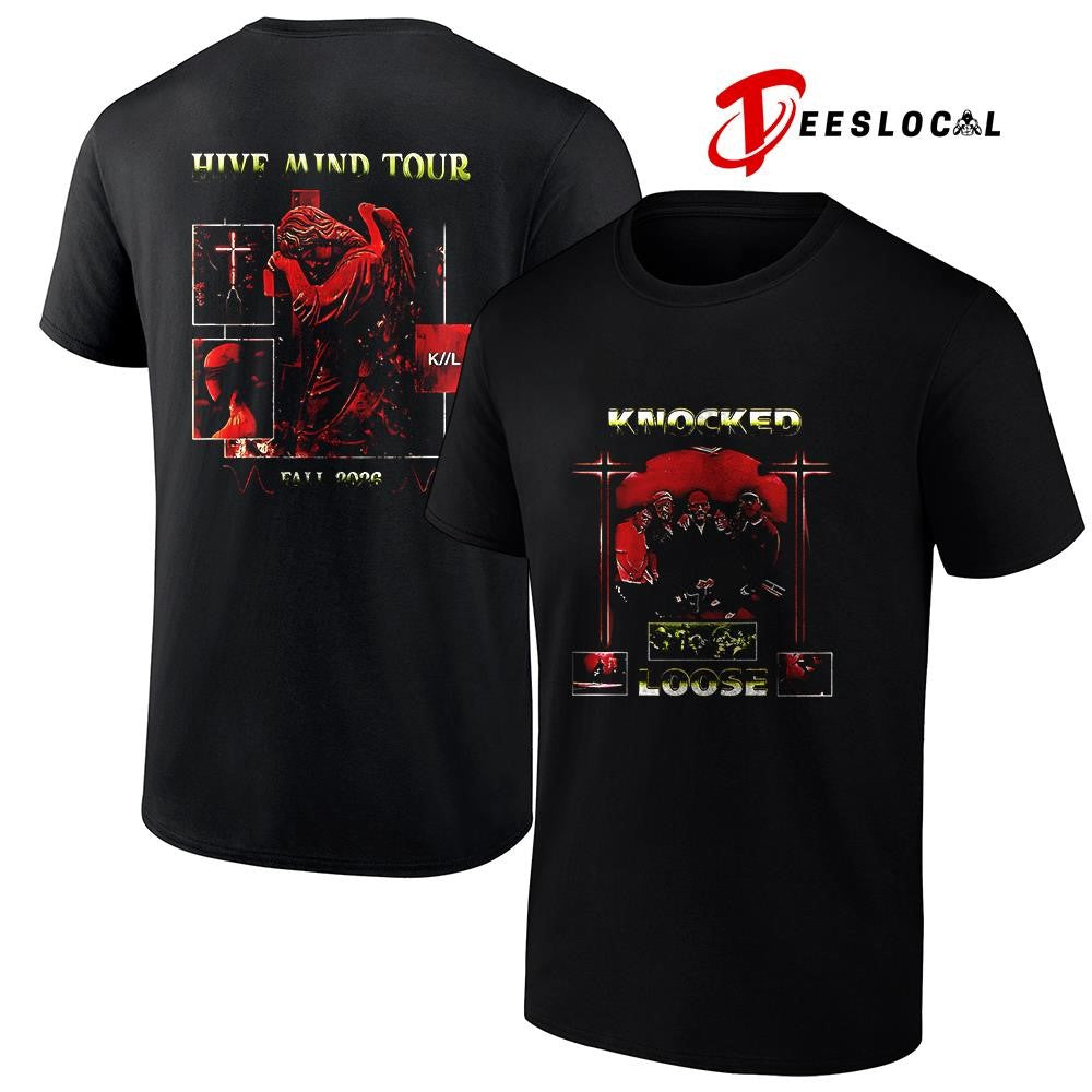 Knocked Loose Hive Mind tour fall 2026 graphic shirt Unisex