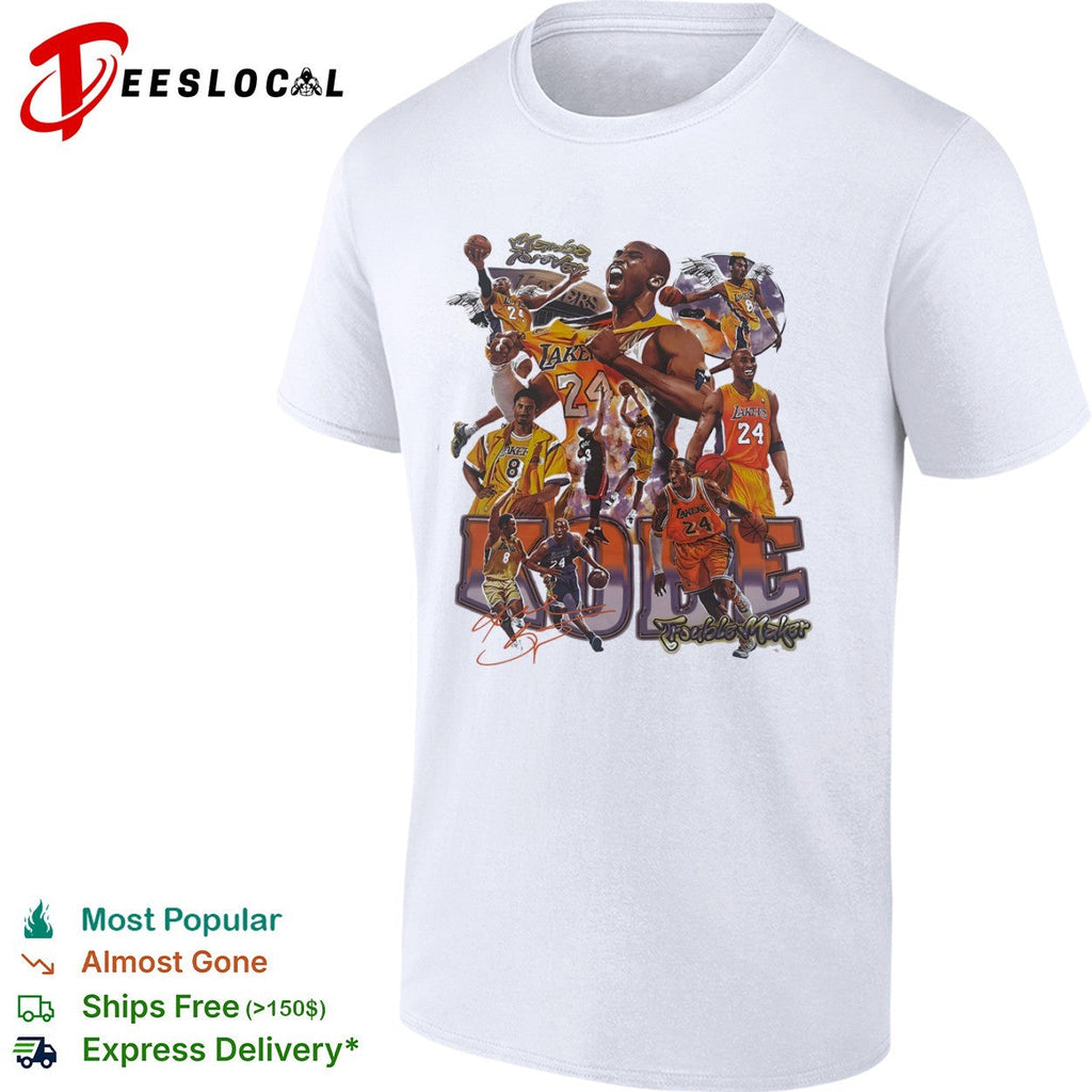 Kobe Bryant Los Angeles Lakers NBA Mamba Forever Kobe TroubleMaker shirt Unisex