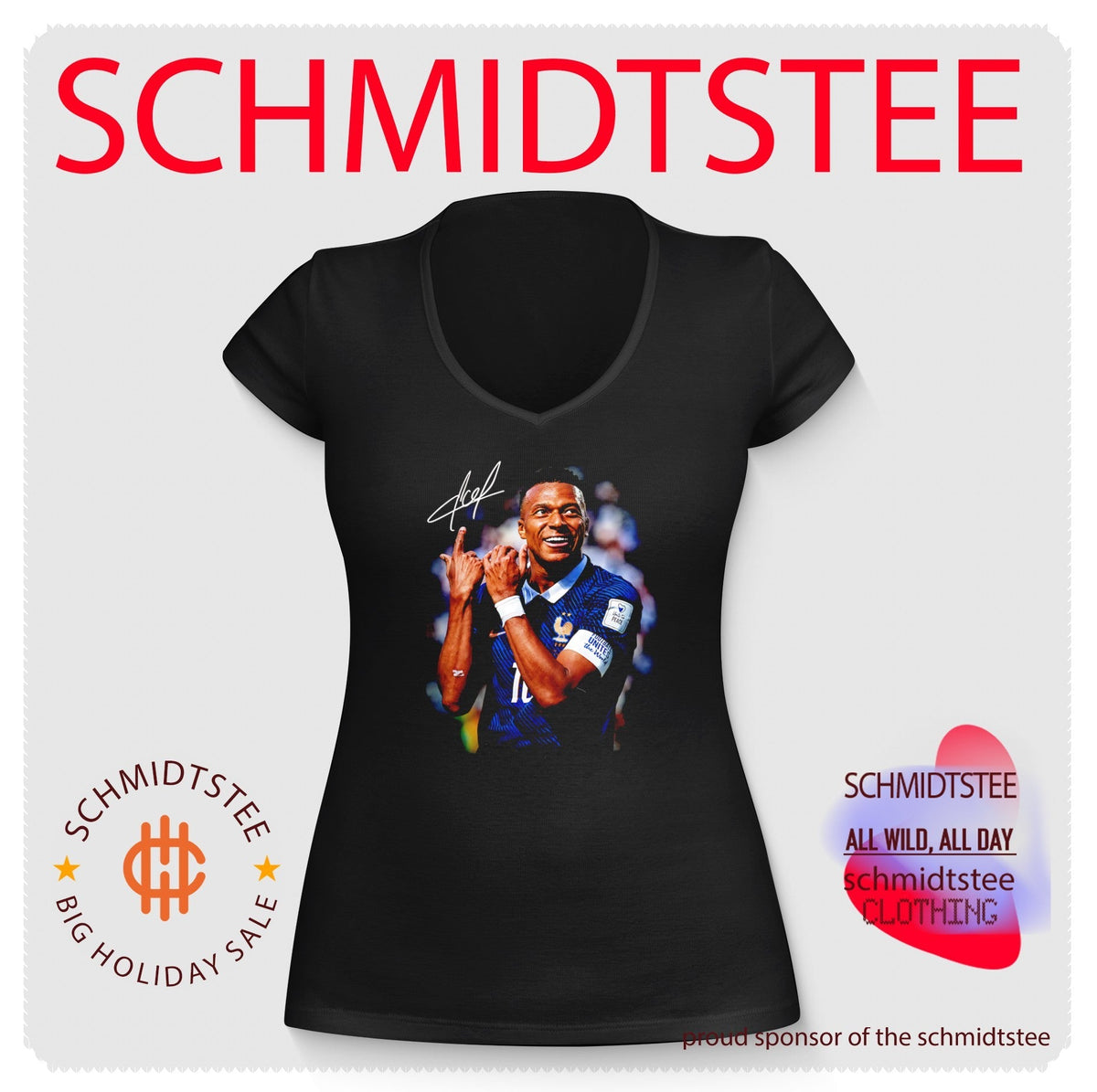 Kylian Mbappe France National Football Team Legend signature shirt Unisex
