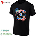 Laika and Felicette space animals planet earth universe cosmic star travel shirt Unisex