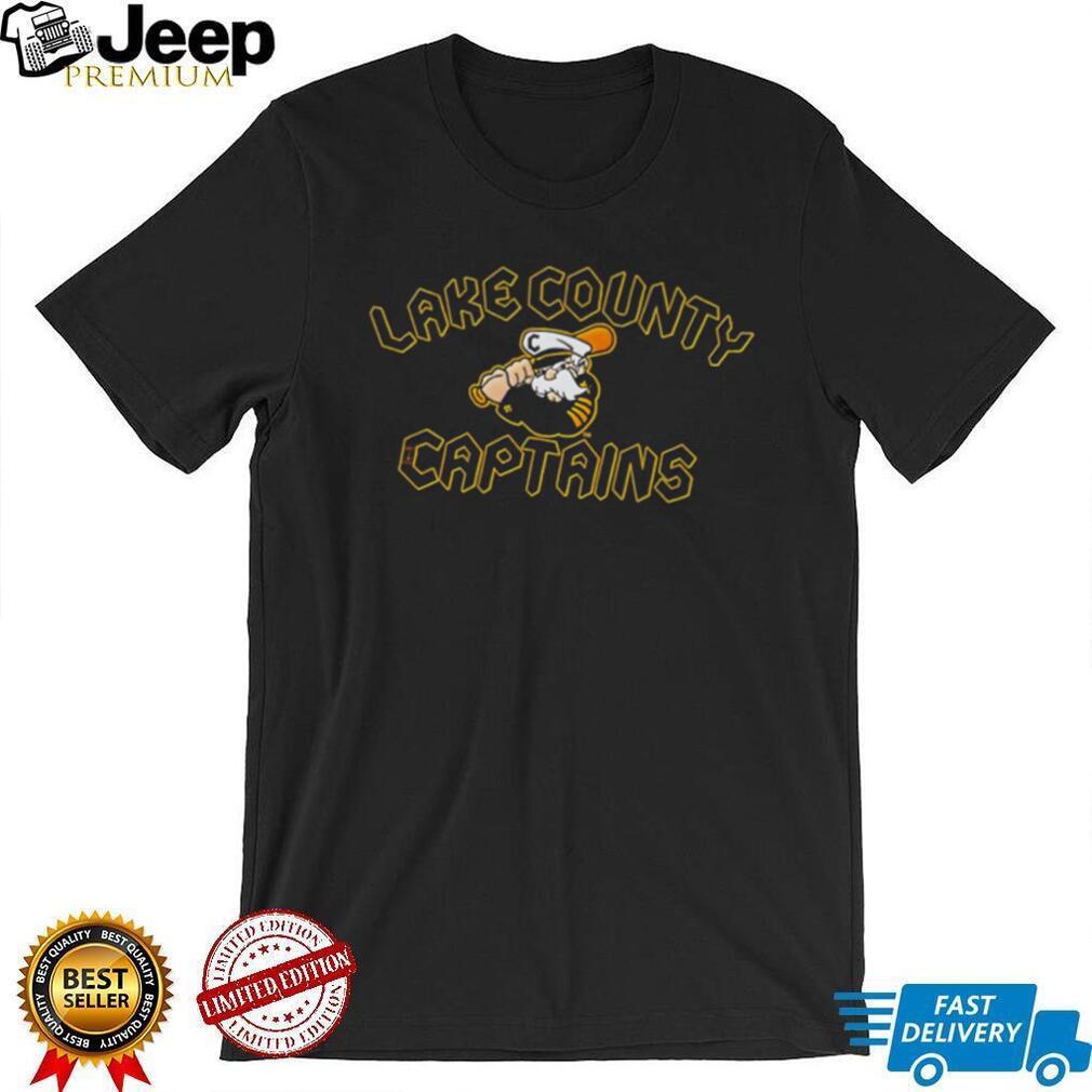 Lake County Captains Baseball Mascot Retro Sports T Shirt