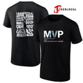 Las Vegas Aces Aja Wilson MVP 1000 point season silhouette graphic shirt Unisex