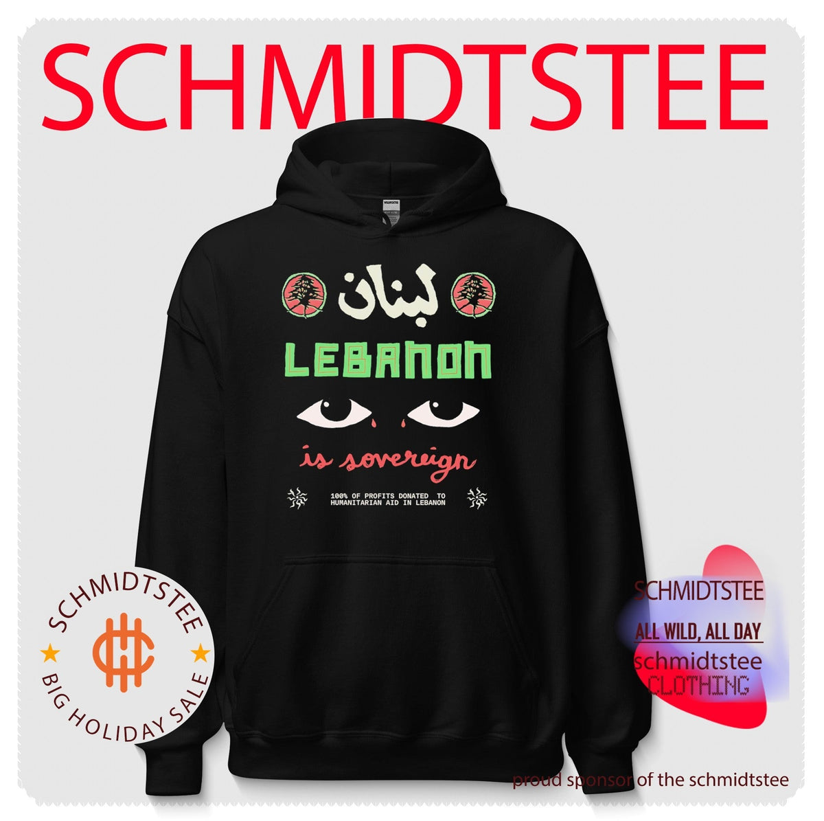 Lebanon in Sovereign 100% of profits donated to humanitarian aid in Lebanon shirt Unisex