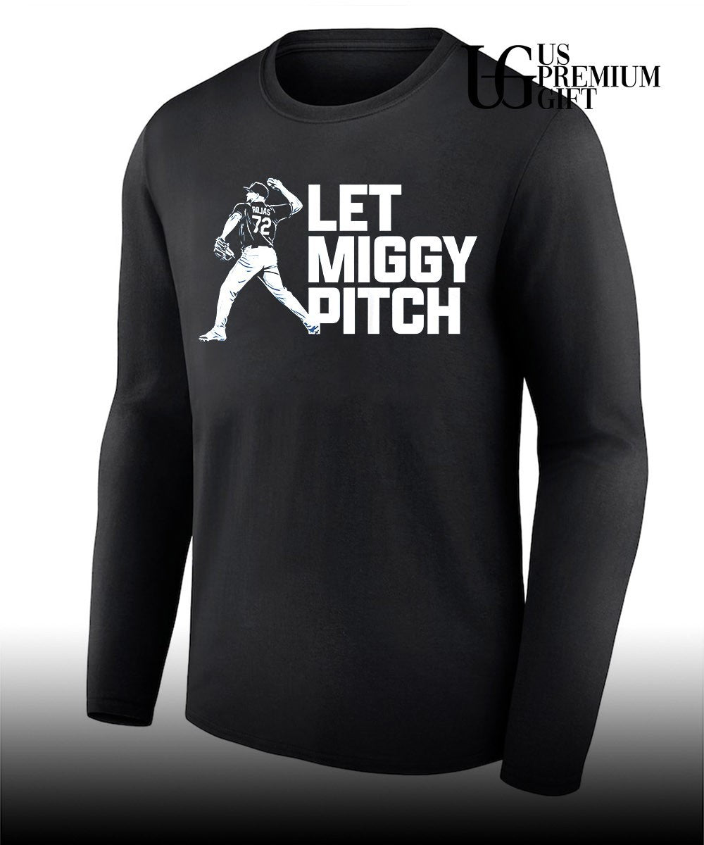 Let Miggy Pitch Miguel Rojas Los Angeles Dodgers baseball shirt Unisex