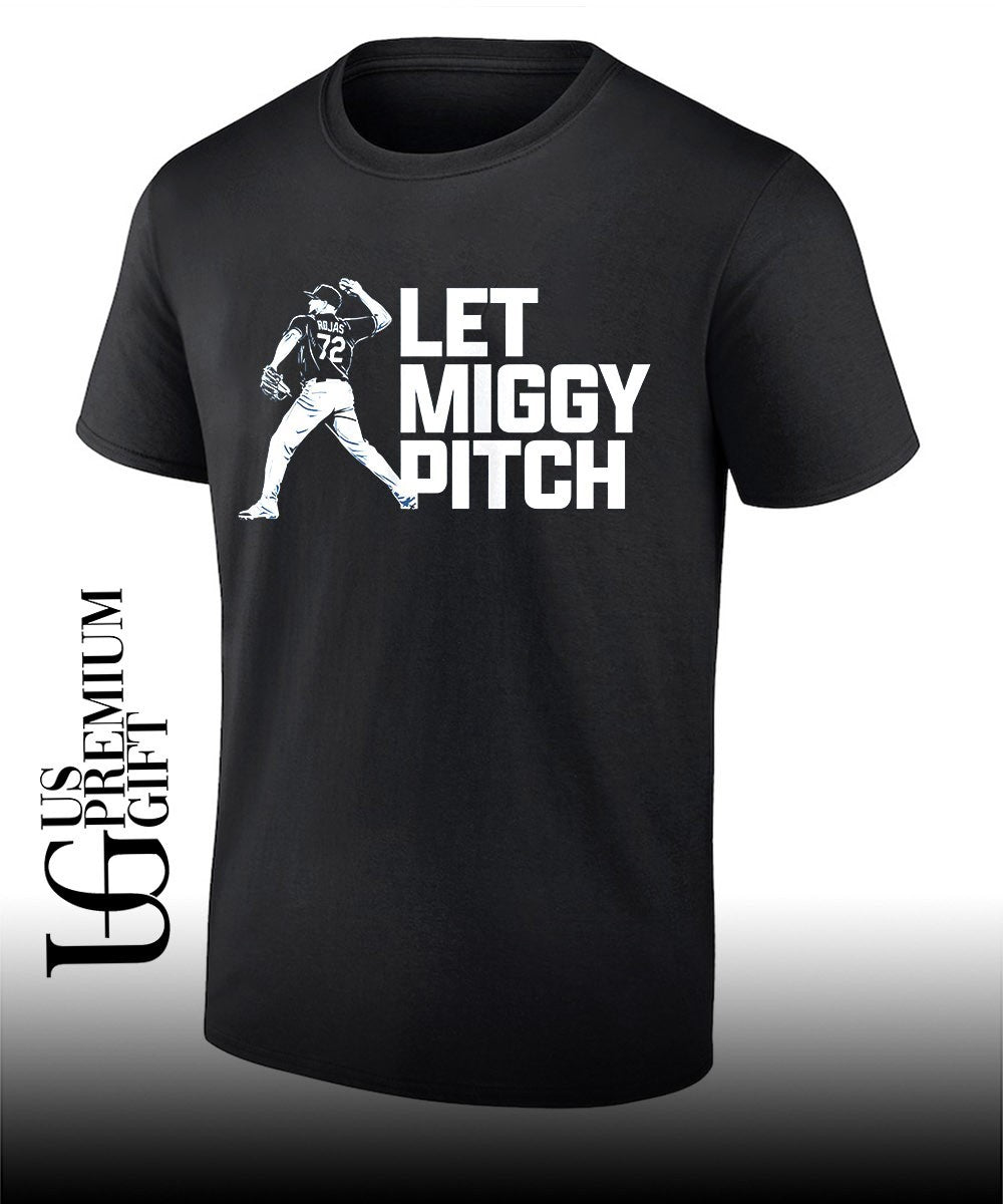 Let Miggy Pitch Miguel Rojas Los Angeles Dodgers baseball shirt Unisex