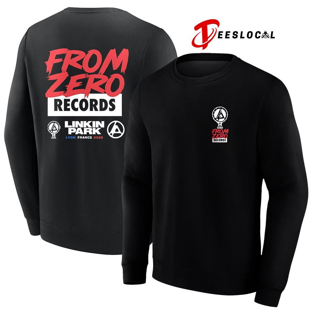 Linkin Park From Zero Records Lyon France pop up shirt Unisex