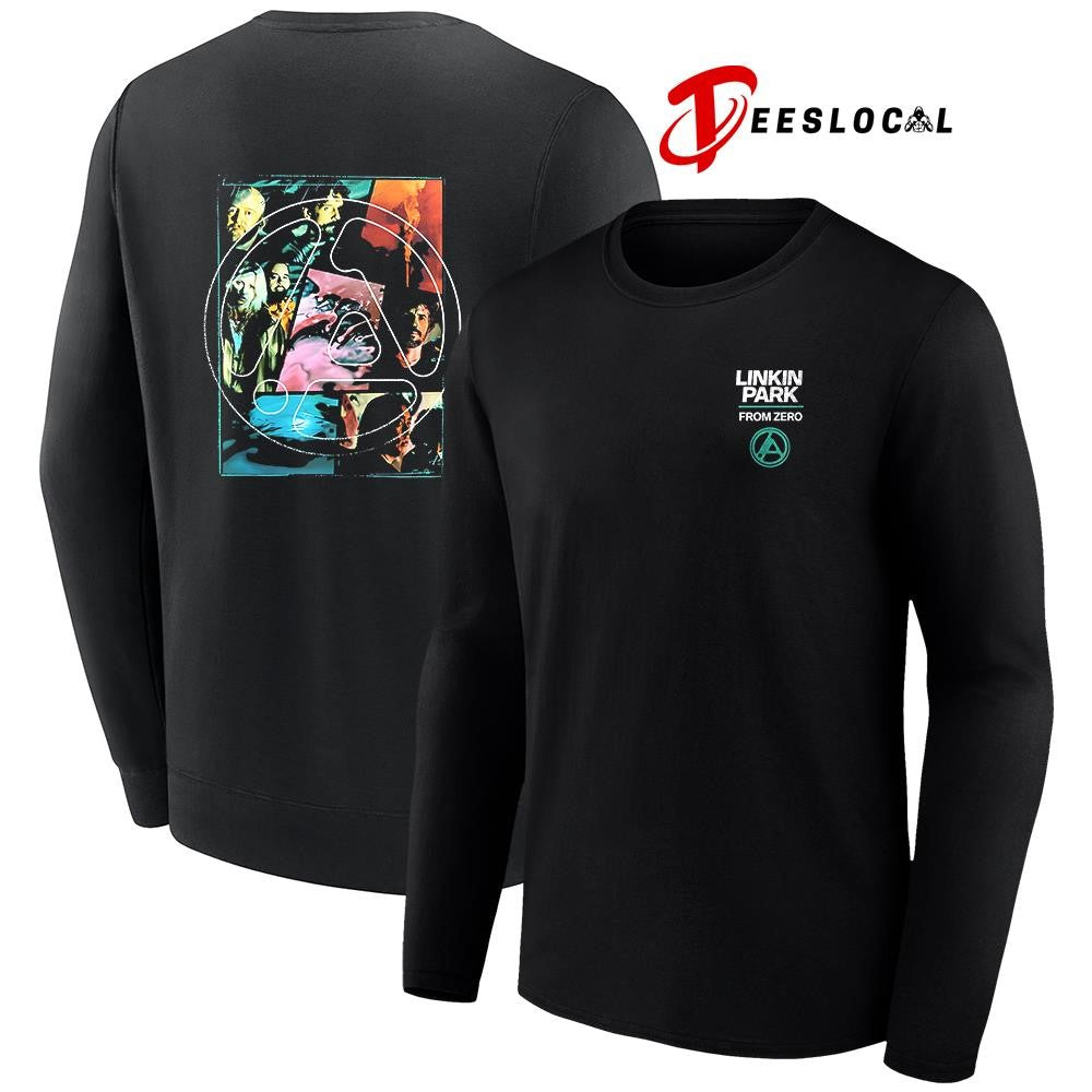 Linkin Park From Zero World tour Europe And UK photo collage graphic shirt Unisex