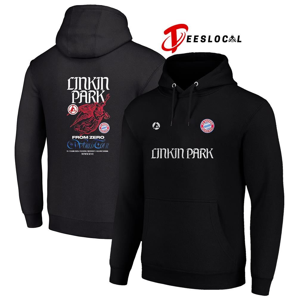 Linkin Park From Zero World tour x FC Bayern Munchech logo graphic shirt Unisex