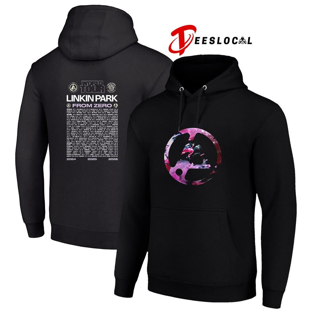 Linkin Park From Zero world tour Europe and UK logo with dates shirt Unisex