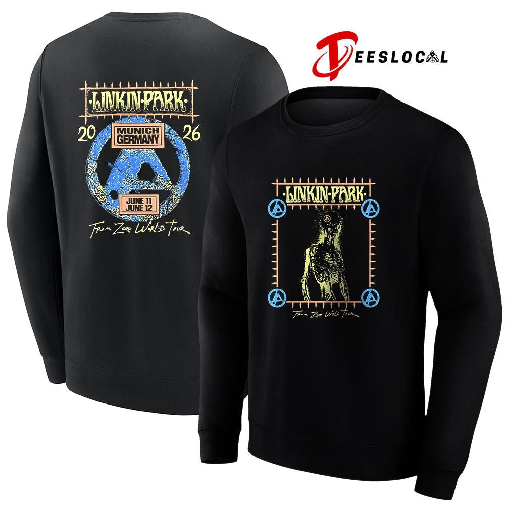 Linkin Park Munich Germany Allianz arena From Zero skeleton shirt Unisex