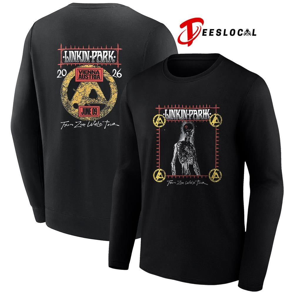 Linkin Park Vienna Austria Happel stadium graphic shirt Unisex