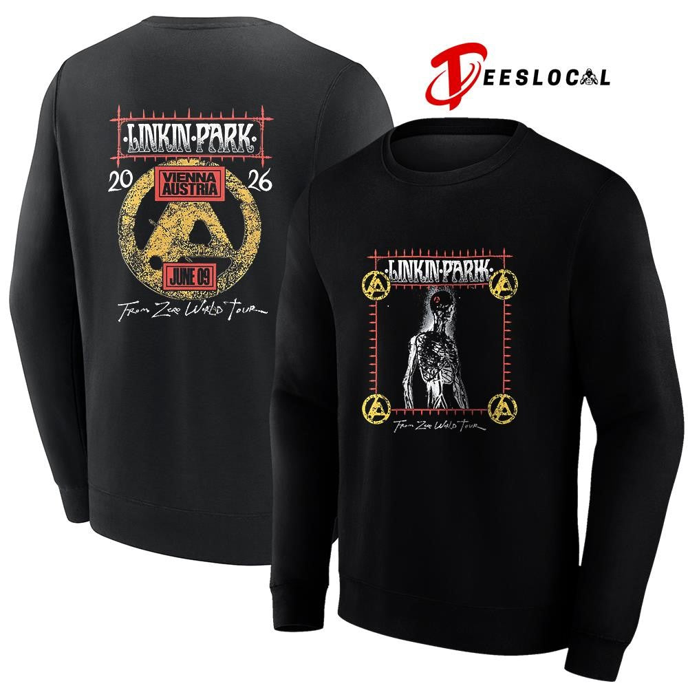 Linkin Park Vienna Austria Happel stadium graphic shirt Unisex