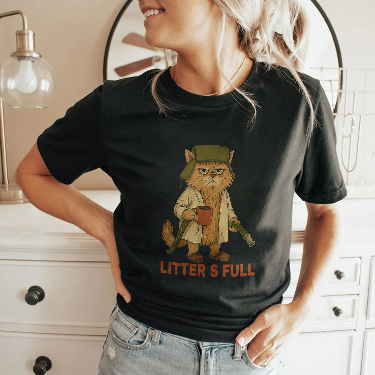 Litter’s Full Cat T Shirt Unisex