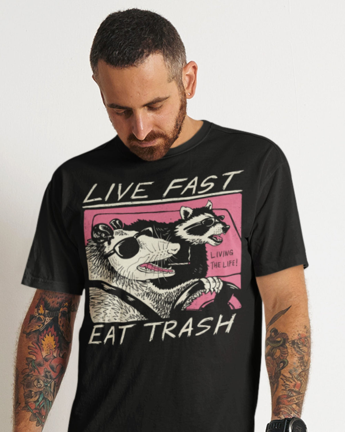 'Live Fast, Eat Trash' Shirt Unisex