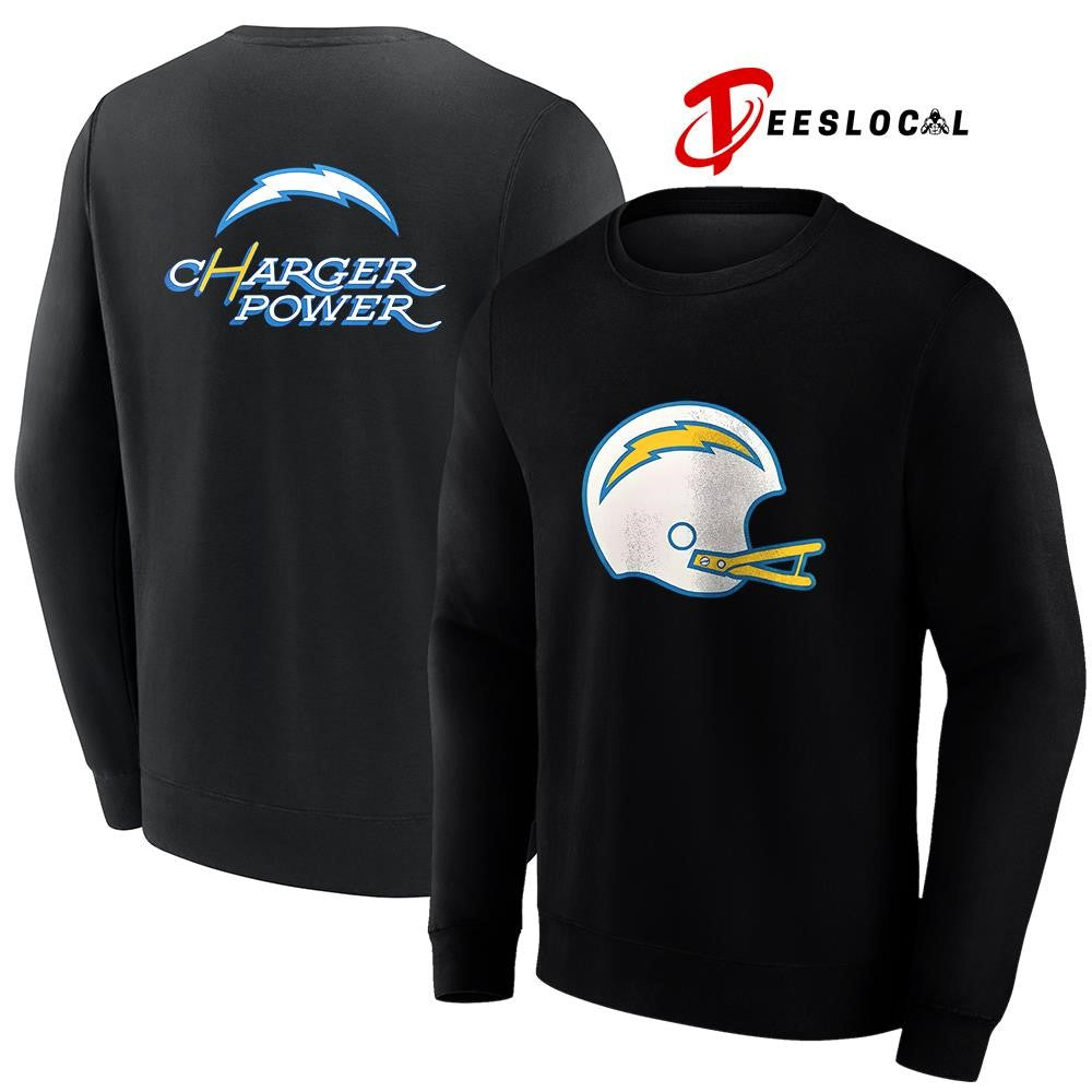 Los Angeles Chargers Charger Power helmet logo shirt Unisex