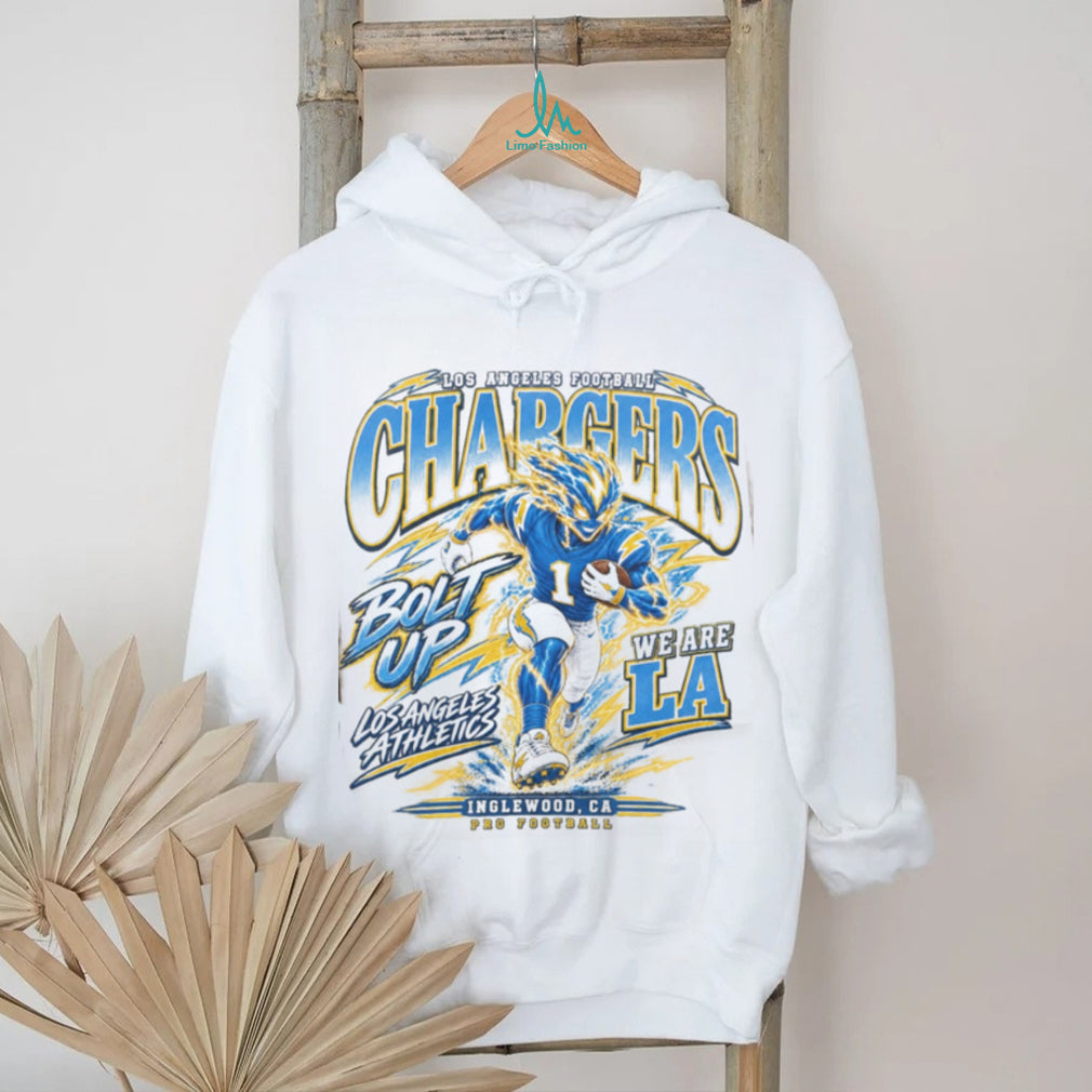 Los Angeles Chargers Mascot Bolt Up Football Shirt