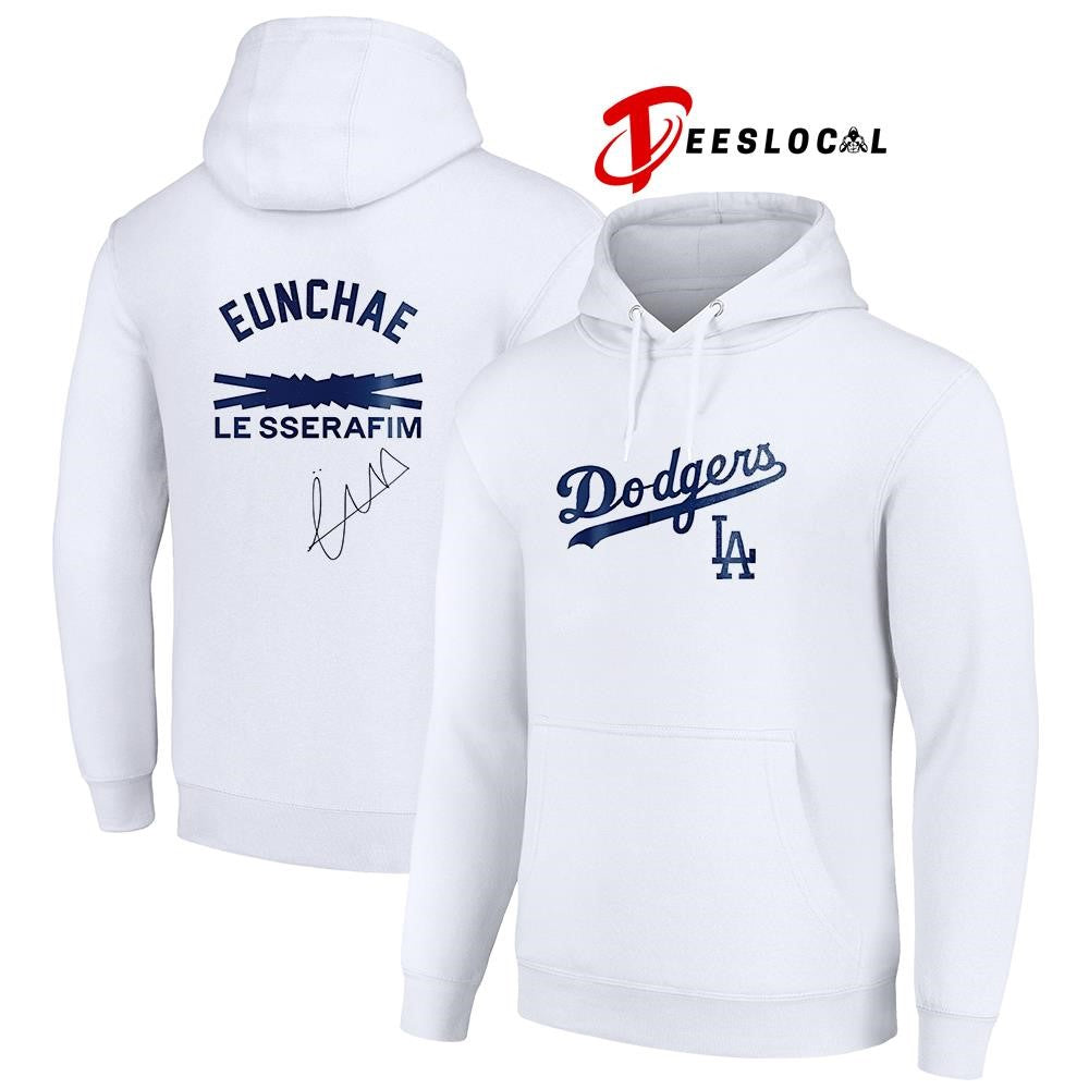 Los Angeles Dodgers x Le Sserafim Eunchae signature graphic shirt Unisex
