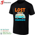 Lost somewhere VW van camper road trip adventure shirt Unisex