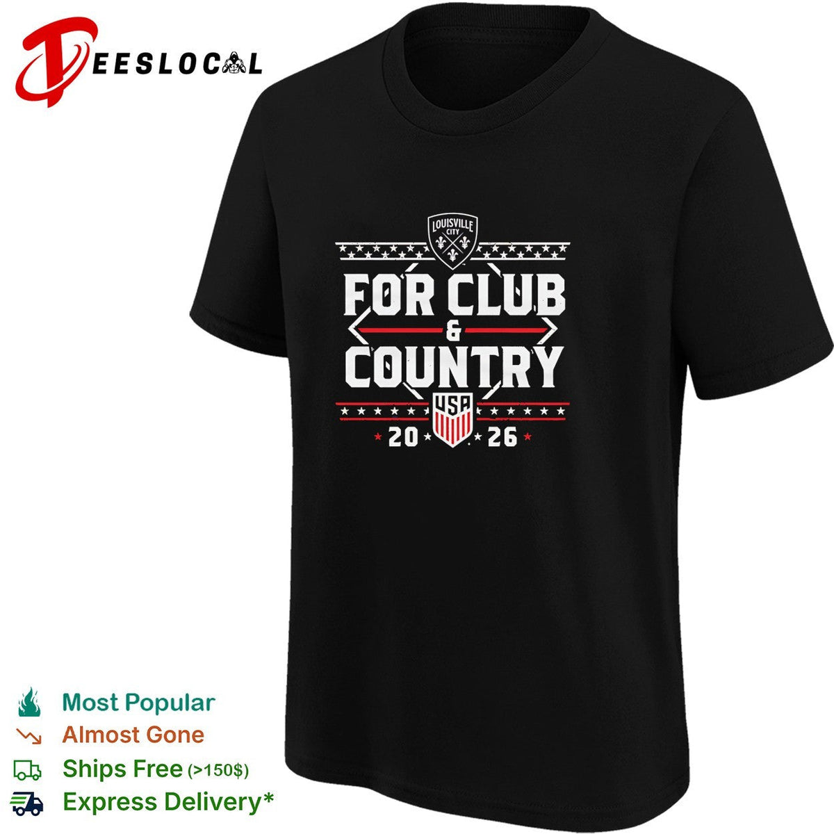 Louisville City FC for club and country USA 2026 soccer shirt Unisex
