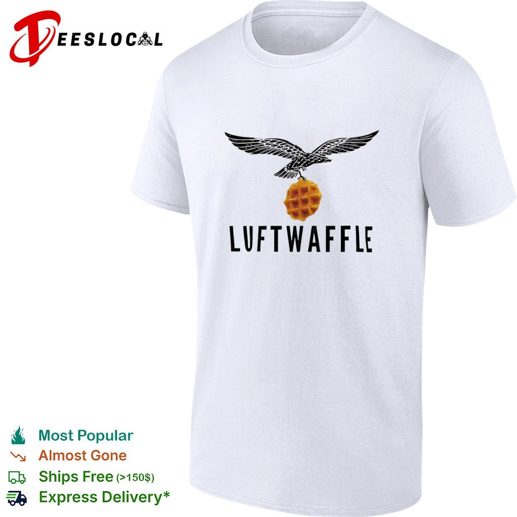 Luftwaffle Eagle Carrying Waffle World War shirt Unisex