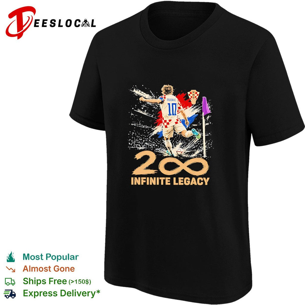 Luka Modric Croatia National Team 200 Infinite Legacy shirt Unisex