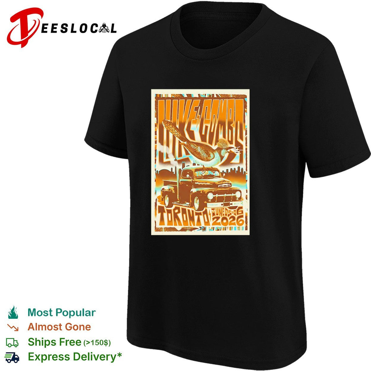 Luke Combs Toronto June 16 2026 Bird Truck Country Music Concert Tour Concert shirt Unisex