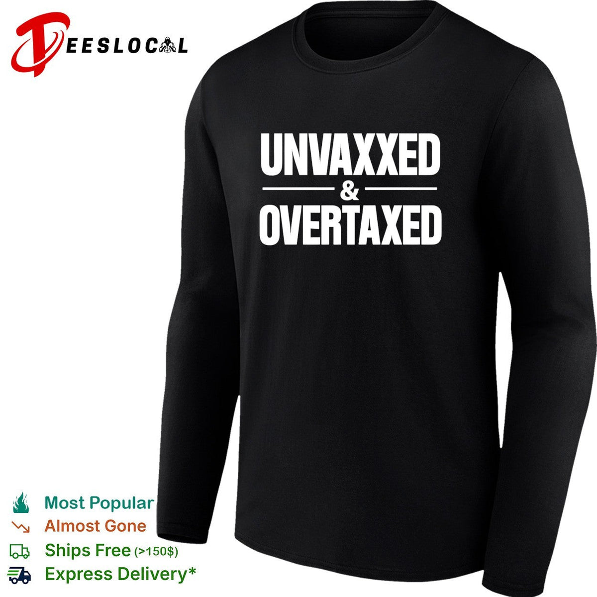 Luke Rudkowski Unvaxxed and Overtaxed shirt Unisex