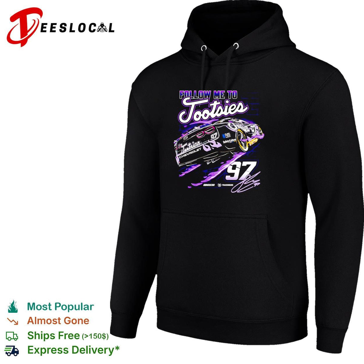 Follow me to Tootsies 97 Shane van Gisbergen Trackhouse NASCAR shirt Unisex