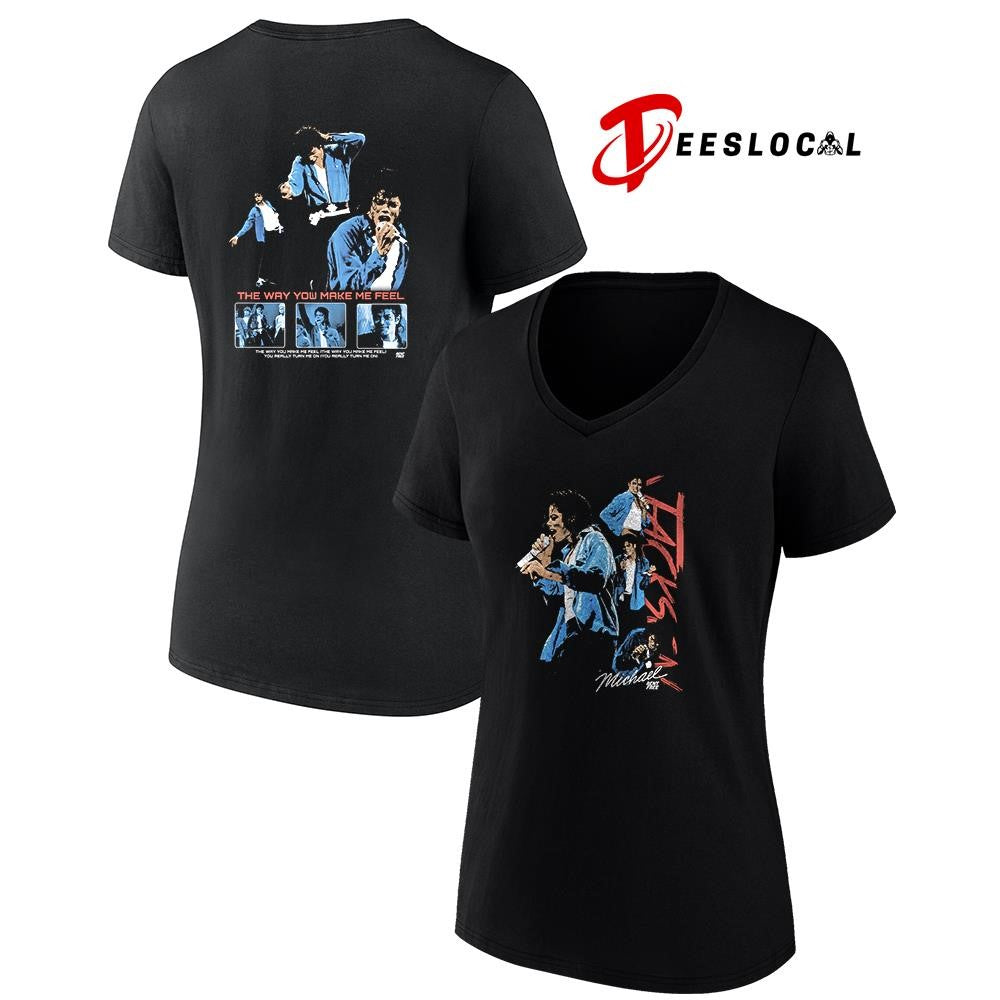 M Jackson the way you make me feel graphic shirt Unisex