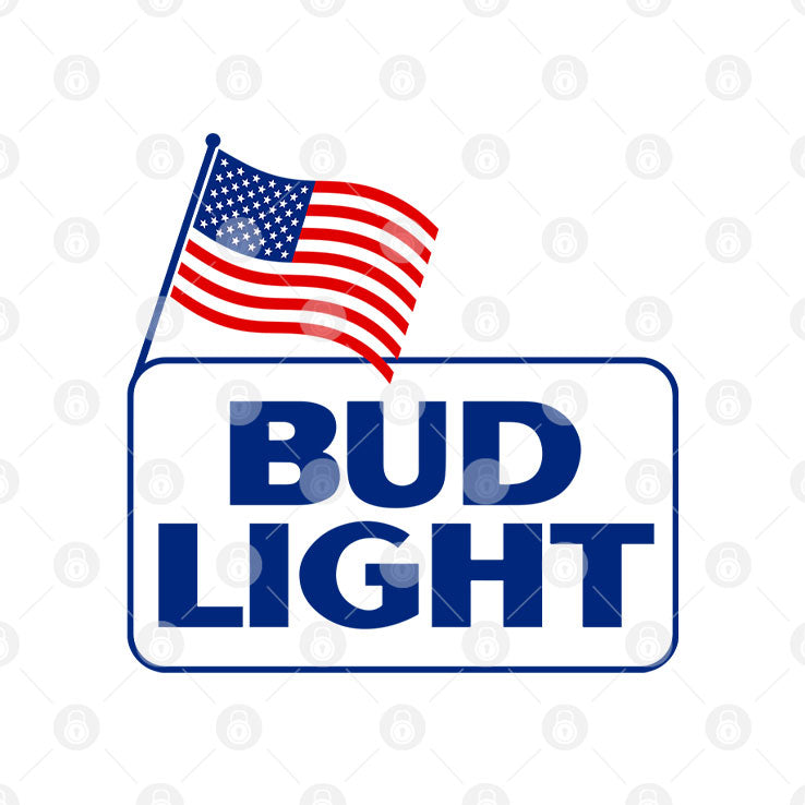 Red White And Bud Light 4th Of July T Shirt Unisex