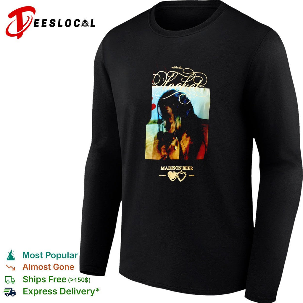 Madison Beer Locket all rights reserved heart locket graphic shirt Unisex