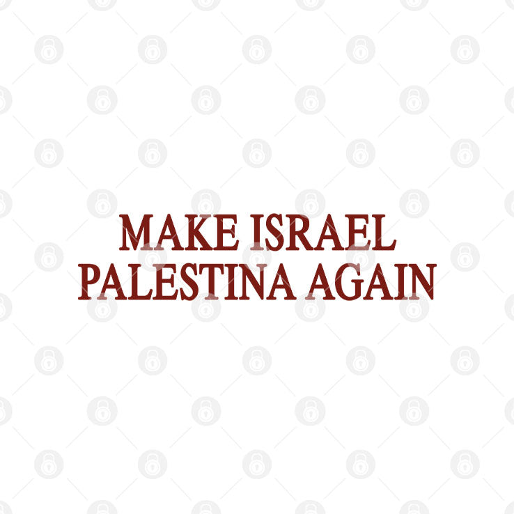 Make Israel Palestina Again T Shirt