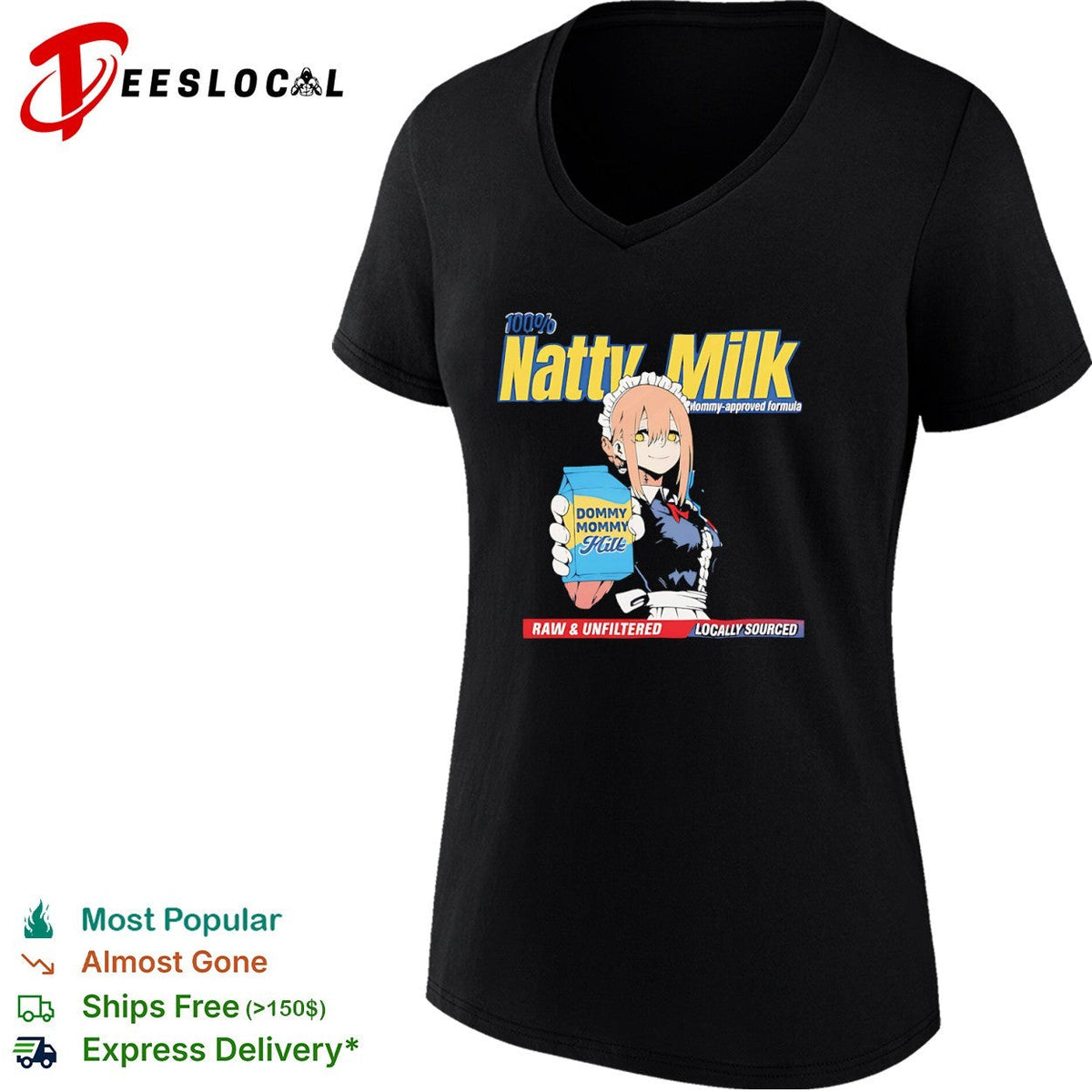 Makima Chainsaw Man 100 Percent Natty Milk Dommy Mommy Milk shirt Unisex