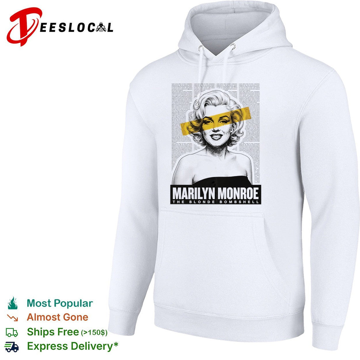 Marilyn Monroe The Blonde Bombshell shirt Unisex
