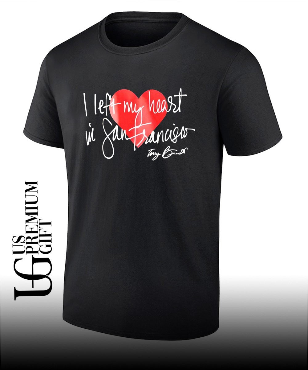 Martin Tony Bennett wearing I left my heart in San Francisco shirt Unisex