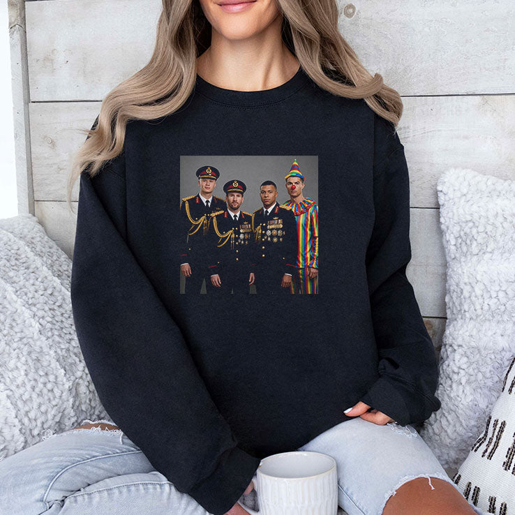 Mbappe Haaland Messi Ronaldo Dictator Meme T Shirt Unisex