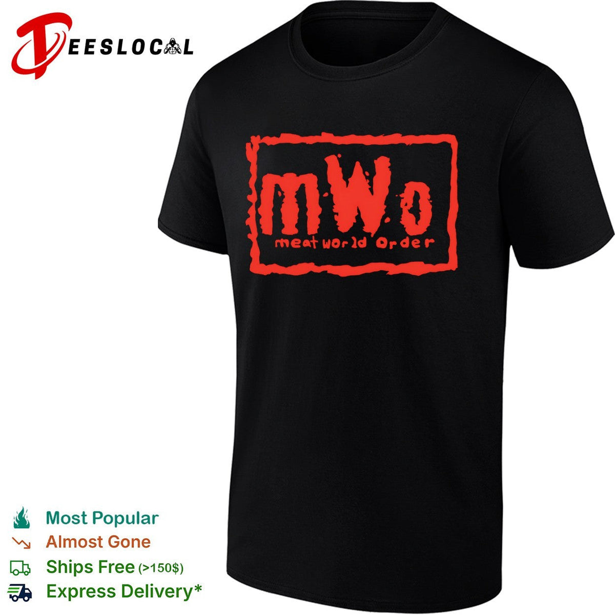 Meat World Order nWo parody logo shirt Unisex