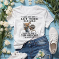 Mechanic Old Man Wrench Garage Tool Shirt