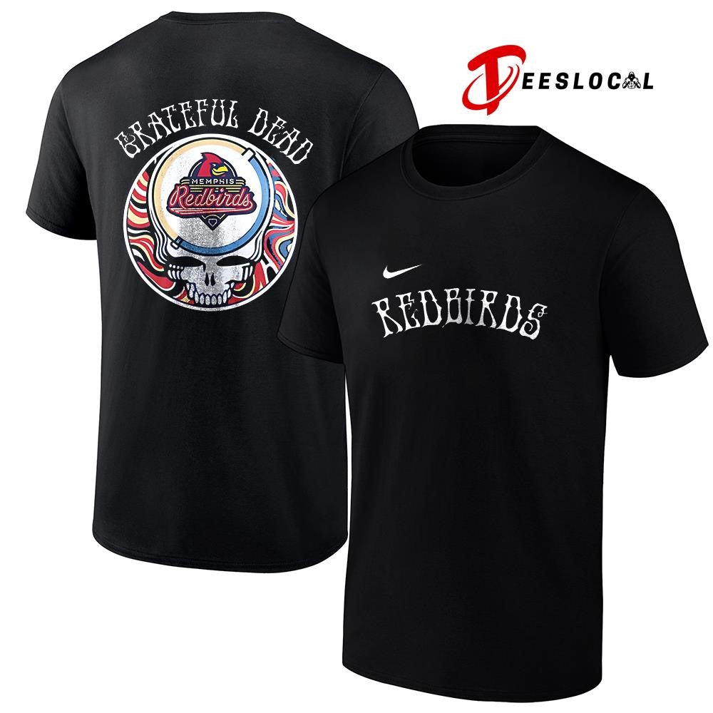 Memphis Redbirds x Grateful Dead Triple A logo shirt Unisex