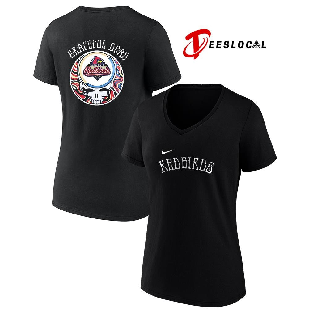 Memphis Redbirds x Grateful Dead Triple A logo shirt Unisex