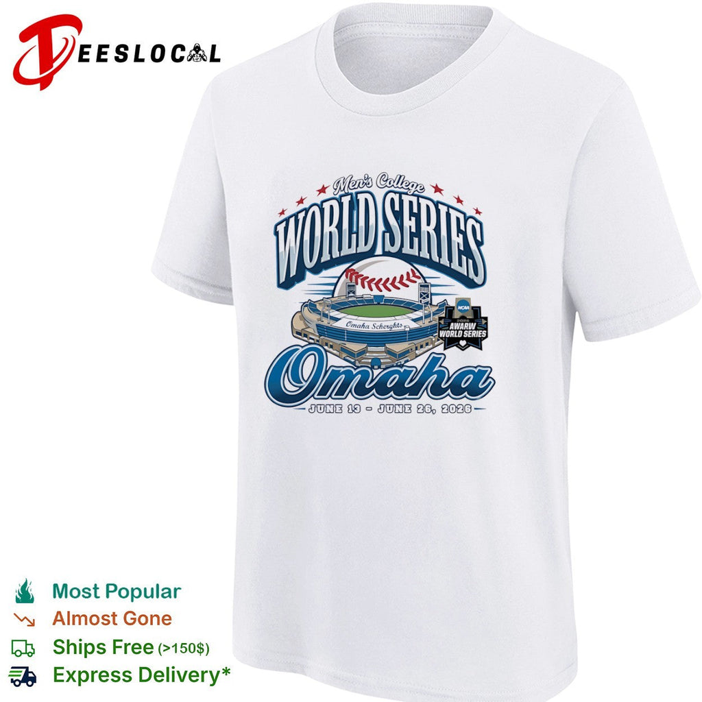 Men’s College World Series Omaha June 13 to June 26 2026 NCAA World Series shirt Unisex