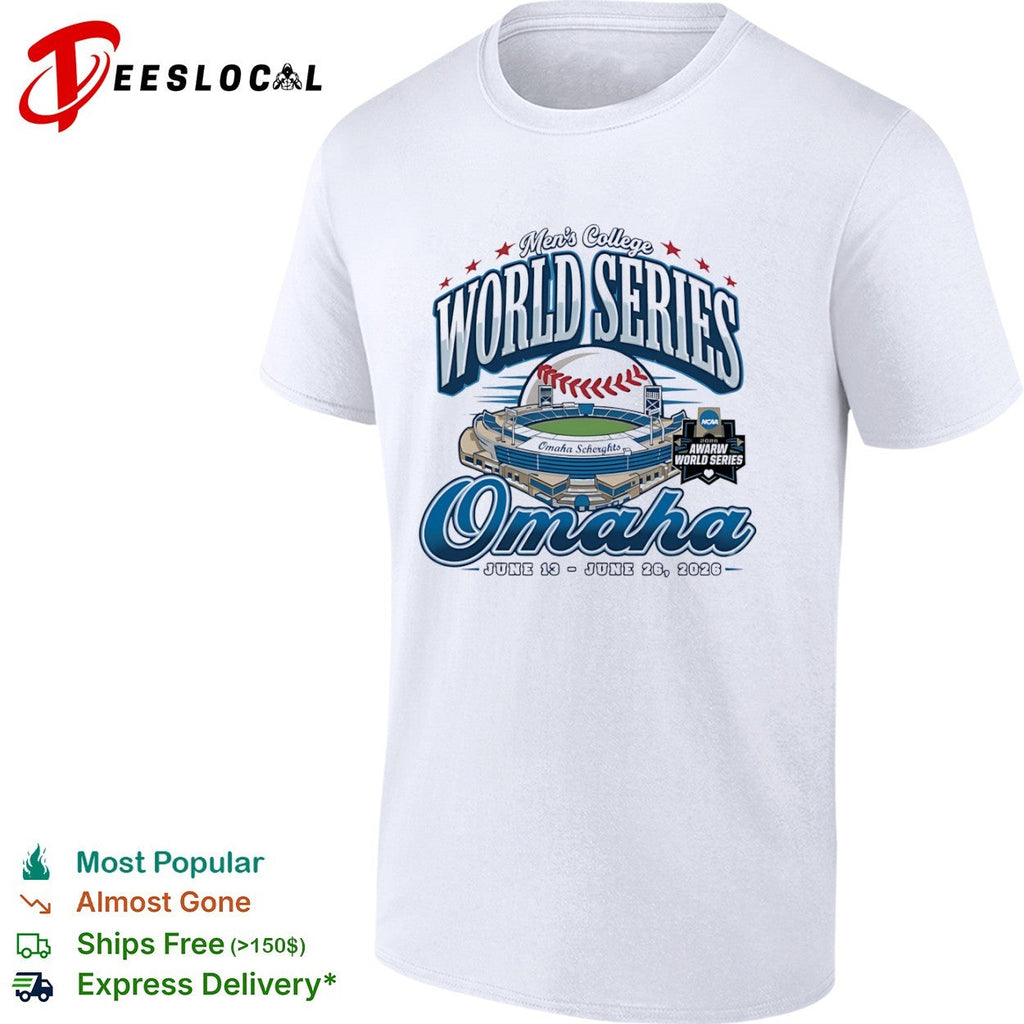 Men’s College World Series Omaha June 13 to June 26 2026 NCAA World Series shirt Unisex