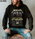 Metallica 45th Anniversary Joker 1981 2026 Signatures Shirt