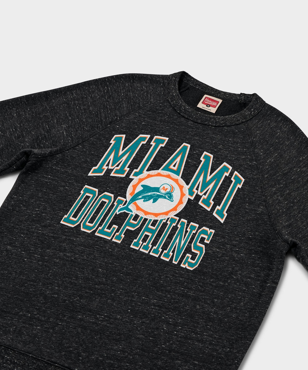 Miami Dolphins Arch Crewneck Unisex
