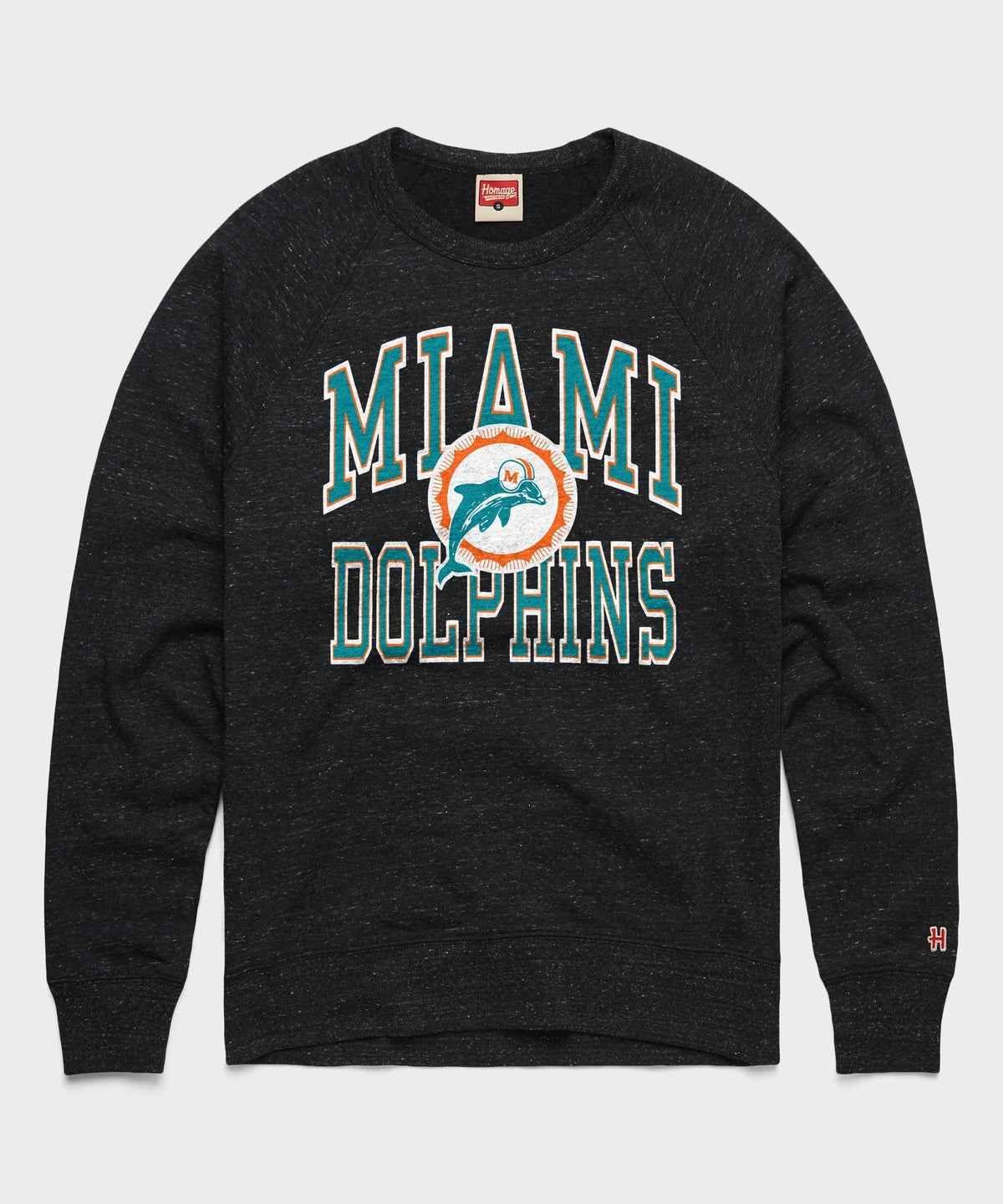 Miami Dolphins Arch Crewneck Unisex
