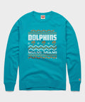 Miami Dolphins Holiday Crewneck Unisex